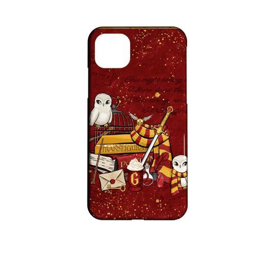 Coque Rigide Compatible Iphone 12 Pro Harry Potter Gryffondor Art D... on Productcaster.