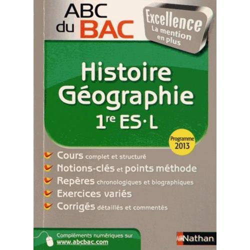 Histoire Géographie 1e Es-L - Programme 2013 on Productcaster.