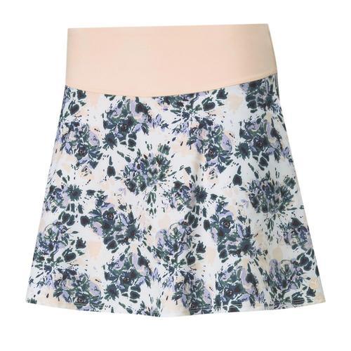 Jupe Fleurie Blanc/Rose Femme Puma Skirt on Productcaster.