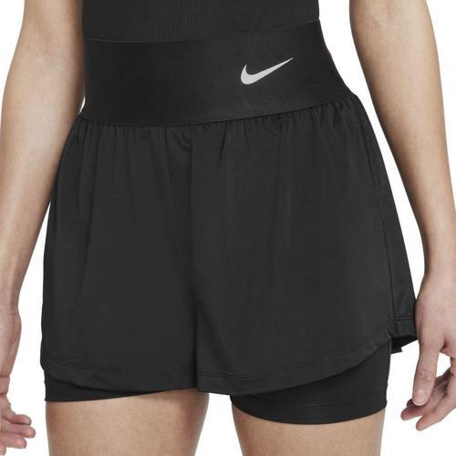 Short De Tennis Noir Femme Nike on Productcaster.