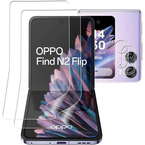 Protection Écran Pour Oppo Find N2 Flip 5g (2)+Caméra Arrière Prote... on Productcaster.