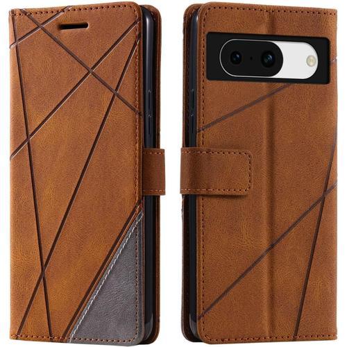 Coque Pour Google Pixel 8a, Rabat Portefeuille De Protection Cuir P... on Productcaster.