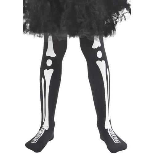 Collants Squelette Enfant Halloween - Taille: 7 À 12 Ans (125-148 Cm) on Productcaster.