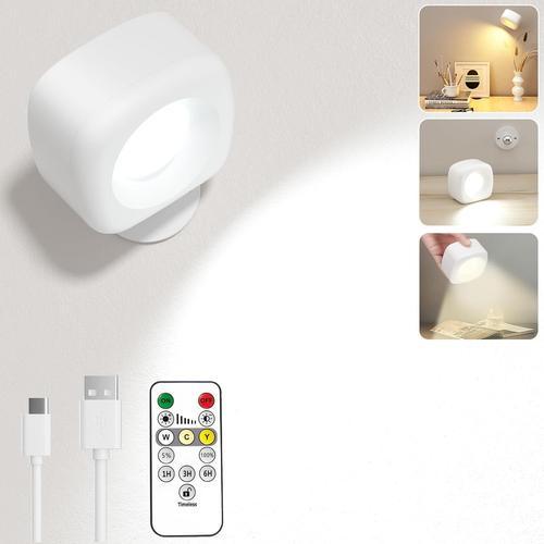 Applique Murale Intérieure, Lampe Led Avec Télécommande Usb-C Lampe... on Productcaster.