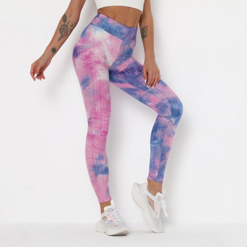 Nouveau Cravate Colorant Push Up Leggings 2020 Taille Haute Fitness... on Productcaster.