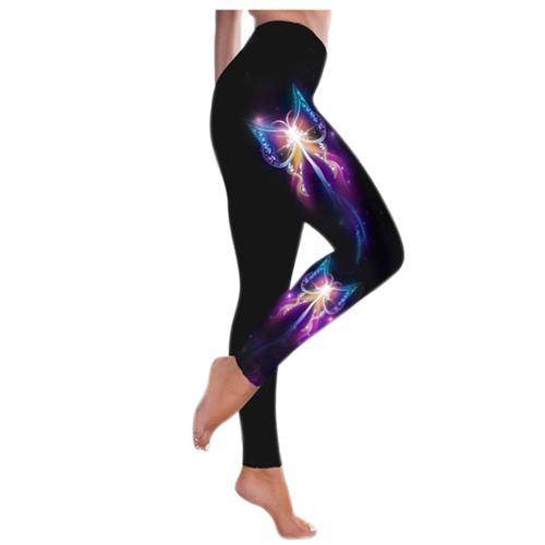 40 # Leggings Femmes Pantalons Sexy Sans Couture Mince Papillon Imp... on Productcaster.