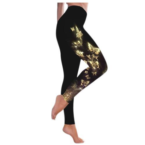 40 # Leggings Femmes Pantalons Sexy Sans Couture Mince Papillon Imp... on Productcaster.