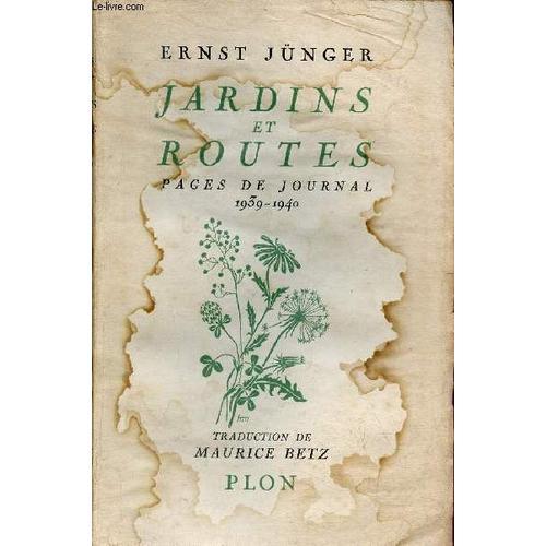 Jardins Et Routes Pages De Journal 1939-1940. on Productcaster.