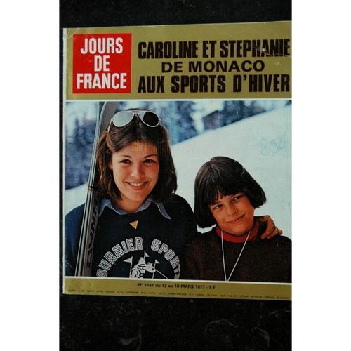 Jours De France 1161 Mars 1977 Cover Caroline Et Stephanie De Monac... on Productcaster.