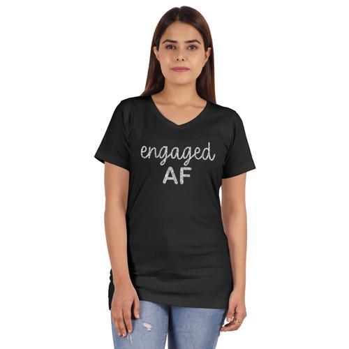 Inkdotpot Engaged Af Chemise Marie Bachelorette Fte Chemise T-Shirt... on Productcaster.