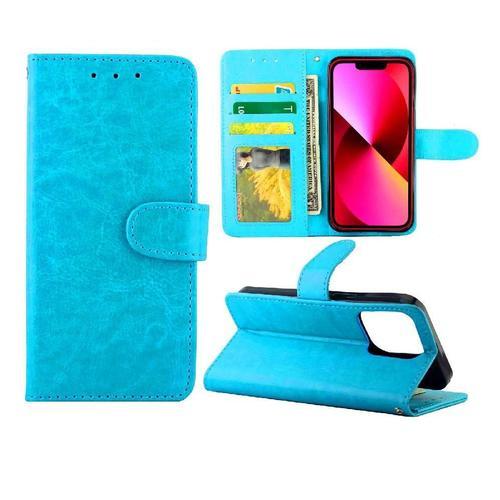 Flip Étui Pour Iphone 13 Cuir Pu Fermeture Magnétique Bicelle Antic... on Productcaster.