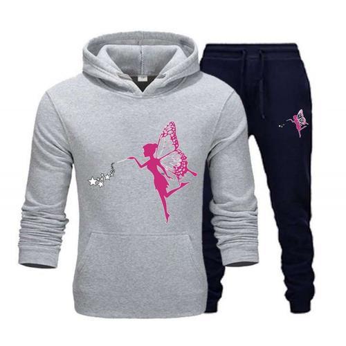 Jogging Enfant Fille Petite Fée Gris on Productcaster.