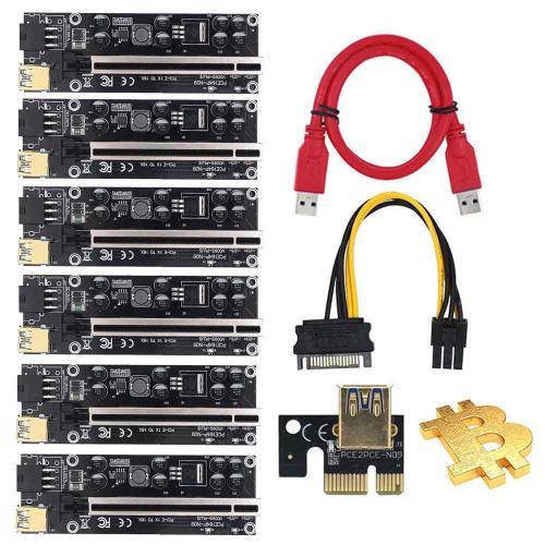 VER009S Plus PCI E Riser VER 009S Express, adaptateur USB 3.0, 1X 4... on Productcaster.