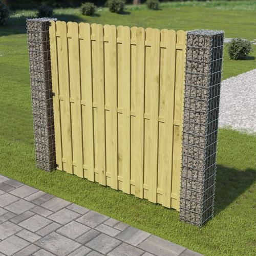 vidaXL Poteaux de gabion de jardin 2 pcs Acier galvanis¿¿ 20x20x190... on Productcaster.