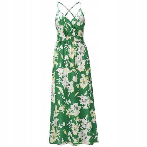 Robe De Plage D'été Style Bohème À Fleurs L Fs7365 on Productcaster.