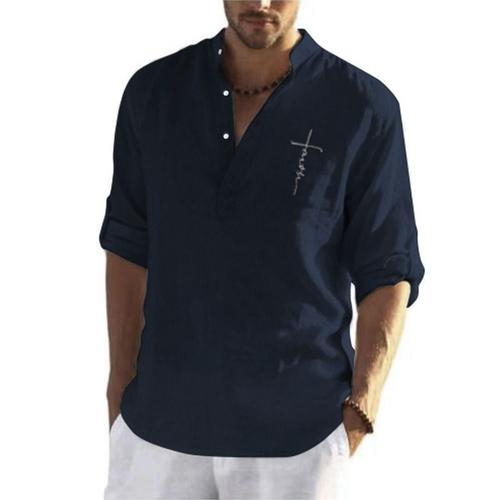 Chemise Homme Décontractée Et Aérienne Chemise Hawaïenne En Lin Xl ... on Productcaster.