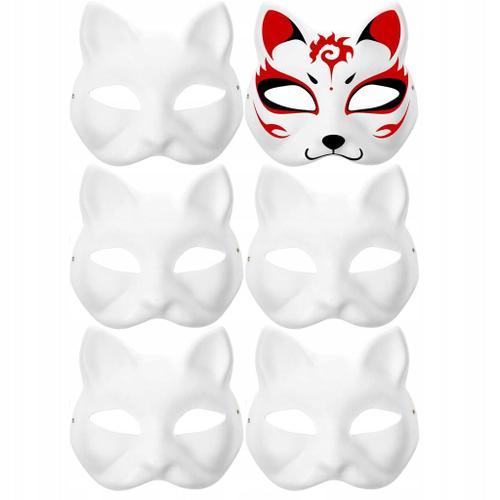 Masque De Chat Masques De Peinture Pour Enfants Avec Animaux Mixtes... on Productcaster.