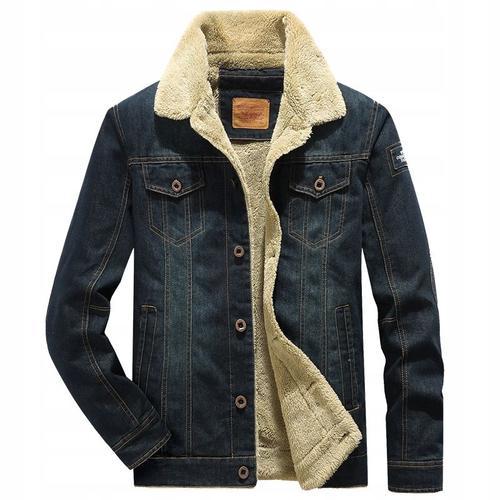 2023 Nouvelle Veste En Jean D'hiver Pour Hommes Isolée En Coton Cha... on Productcaster.