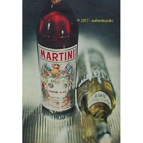 Publicite Papier Ancienne Martini Datant De 1961 on Productcaster.