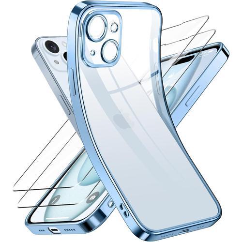 Coque Protection Caméra Compatible Avec Coque Iphone 15 Et 2 Pièces... on Productcaster.