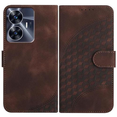 Flip Étui Pour Realme C55 Couverture En Cuir Pu Flip Business Titul... on Productcaster.