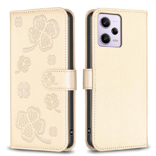 Xiaomi Étui Pour Poco X5 Pro Cuir Pu Portefeuille Fleur De Trèfle T... on Productcaster.