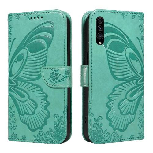 Flip Étui Pour Samsung Galaxy A50/A50s/A30s Papillon En Relief Cuir... on Productcaster.