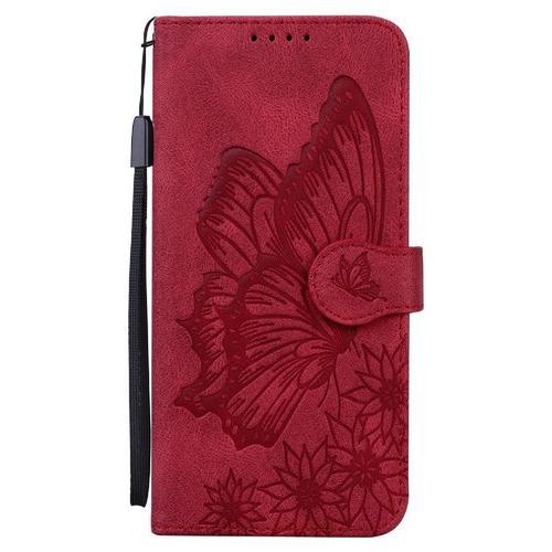 Flip Étui Pour Iphone 16 Closu Magnétique Grand Papillon Cuir Pu Po... on Productcaster.