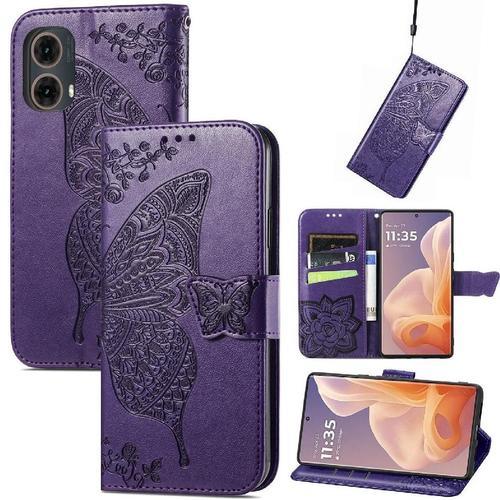 Flip Étui Pour Motorola Moto G85 Multi-Couleur Affaires Aile Portef... on Productcaster.