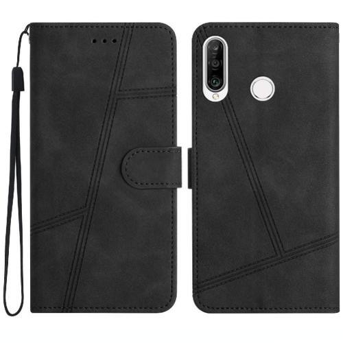 Flip Étui Pour Huawei Y6p Sangle De Poignet Portefeuille En Cuir Pu... on Productcaster.