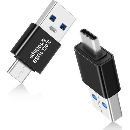 TYPEC-Male-USBA-Male Adaptateur USB 3.0/3.1 male vers USB-C male (P... on Productcaster.