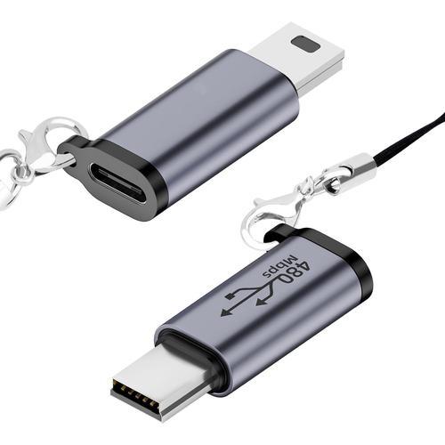 c femelle vers mini mâle Adaptateur USB C vers Mini USB (Lot de 2),... on Productcaster.