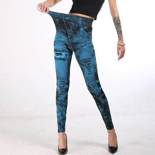 Femmes Sexy Push Up Sans Couture Taille Haute Chaud Jean Leggings F... on Productcaster.