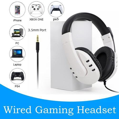 Casque De Jeu Filaire, 3.5mm, Pour Xbox One, Ps4, Ps3, Ns, Son Surr... on Productcaster.