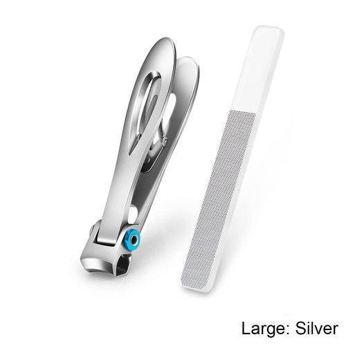 Sliver 2pcs - Ensemble De Coupe-Ongles En Acier Inoxydable De Haute... on Productcaster.