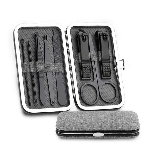 Gris - Kit De Coupe-Ongles Professionnel En Acier Inoxydable, 8 Piè... on Productcaster.