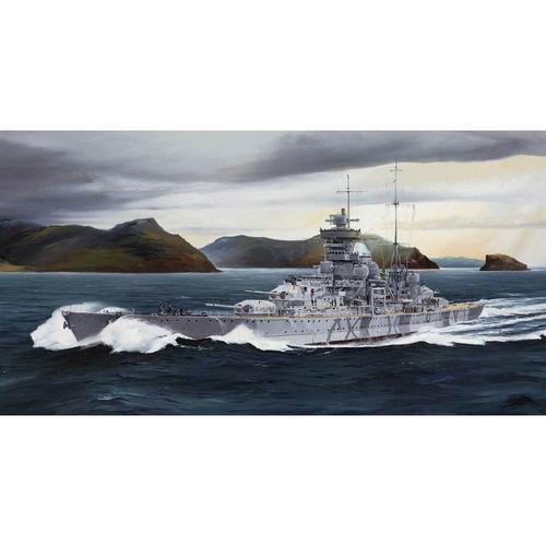 Maquette Bateau : Croiseur Allemand Prinz Eugen 1942-Trumpeter on Productcaster.