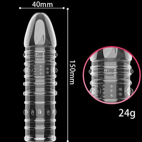 Gode Pénis Couvre Extender Hommes Préservatifs Cristal Pénis Préser... on Productcaster.