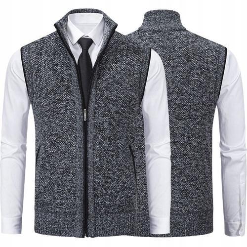 Gilet Pull Chaud Pour Hommes À La Mode Avec Col Montant, Col Roulé ... on Productcaster.