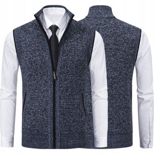 Gilet Pull Chaud Pour Hommes À La Mode Avec Col Montant, Col Roulé ... on Productcaster.