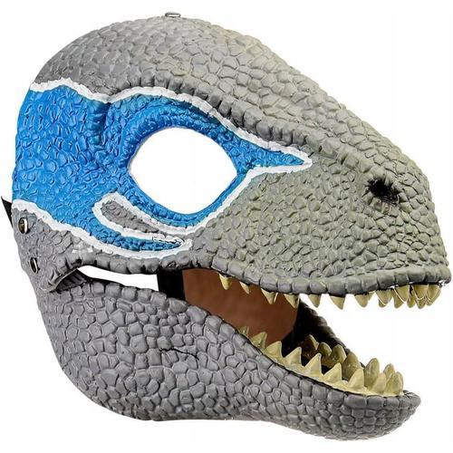 Masque De Dinosaure, Mâchoire Mobile, Masque Bleu S Fs12661 on Productcaster.