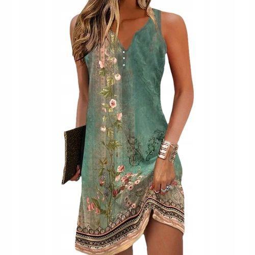 Élégante Robe De Plage D'été Pour Femme Boho Mini M Fs14876 on Productcaster.