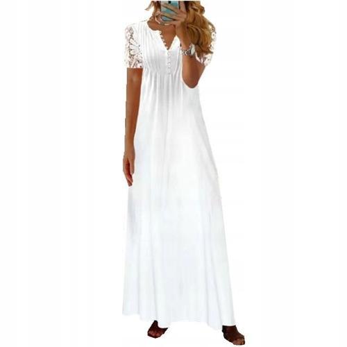 Robe Longue En Dentelle Pour Femme Élégante L Fs15933 on Productcaster.