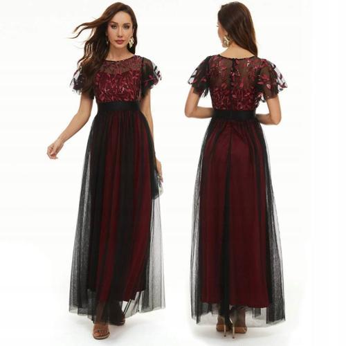 Robe De Soirée Élégante Pour Femme À Paillettes, L Xl Fs15664 on Productcaster.