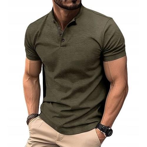 Polo Homme Élégant Et Stylé À Col Montant Pour L'été Xl Fs13294 on Productcaster.