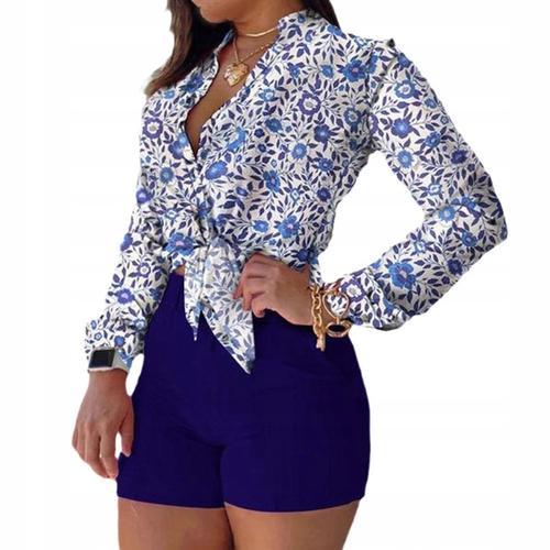 Chemise Femme Élégante Short Femme Ceinture M Fs16130 on Productcaster.