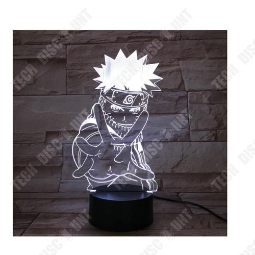 3D Lampes Illusions Optiques Naruto Lampe Veilleuse LED 7 couleurs ... on Productcaster.