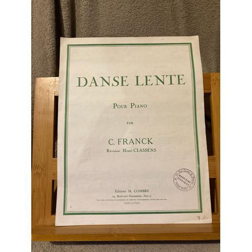 César Franck Danse Lente Pour Piano Partition Combre Classens on Productcaster.