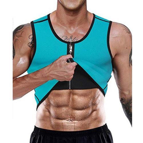 Hommes Taille Formateur Gilet Néoprène Corset Compression Sueur Cor... on Productcaster.