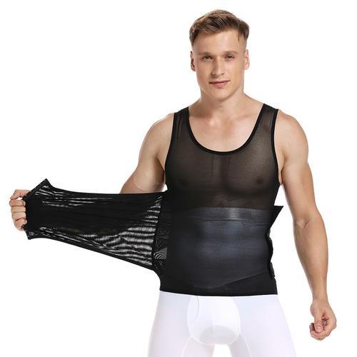 Gilet D'entraînement À La Taille Pour Hommes, Amincissant, Façonnan... on Productcaster.